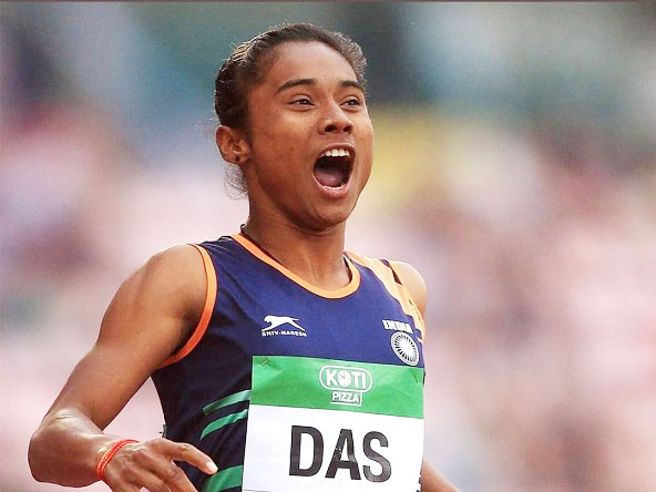 Hima Das Wins Gold In 400m Race 5th In A Month The Indian Awaaz