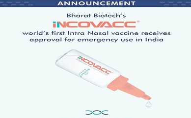 World’s first intra-nasal vaccine for COVID gets CDSCO’s approval