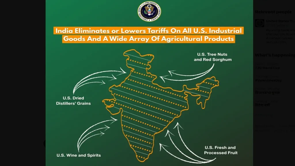 US trade office shows PoK, Aksai Chin as Indian territory.
Image Source : X/@USTradeRep
