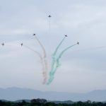 IAF Suryakiran team thrills crowd with spectacular celebration & aerial excellence