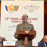 Parliaments can play vital role in peaceful solutions to global challenges, says LS Speaker at BRICS Forum